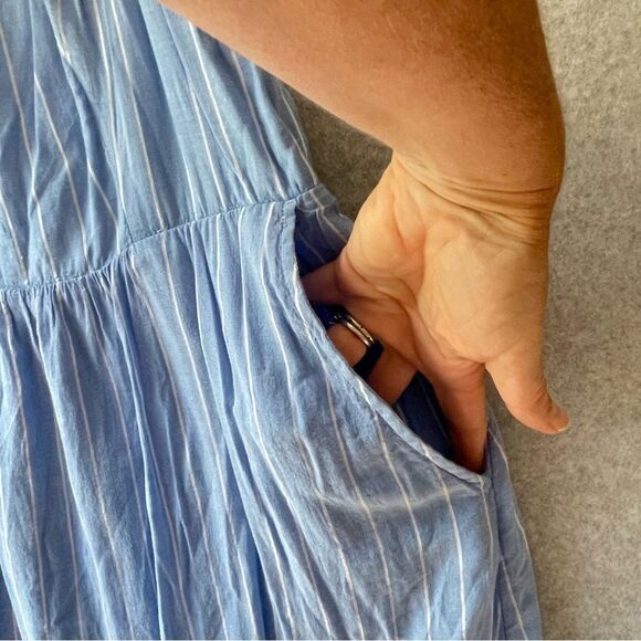 Old Navy Blue Striped Cami Sundress XXL - Picture 4 of 11